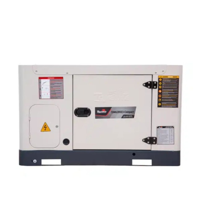 Gerador Diesel 20/22 KVA Trifásico 380V 4C Partida Elétrica Cabinado TDMG20SE3 TOYAMA-226a10d4-9e1a-426f-b665-fcf83d80faeb