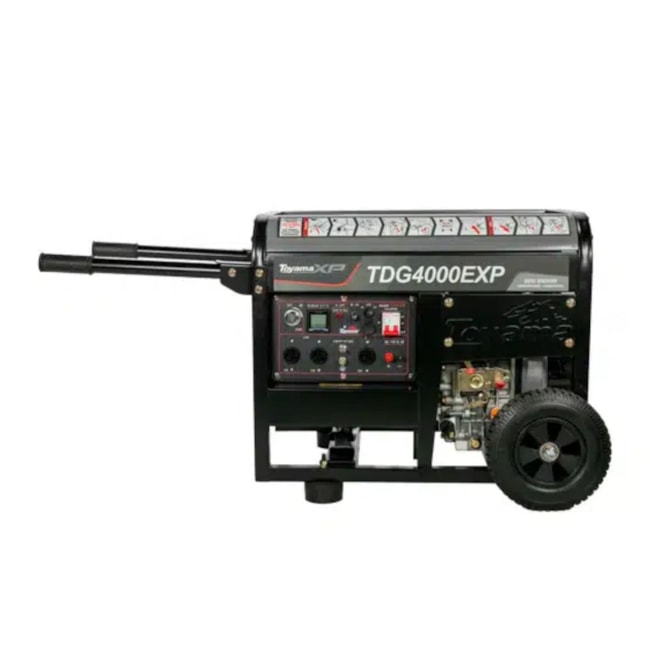 Gerador Diesel 3.0/3.3 KVA Monofásico 110/220V 4T Partida Elétrica/Manual com Chave TDG4000EXP TOYAMA-1da2820c-12aa-462f-b0e1-2d127172b00c