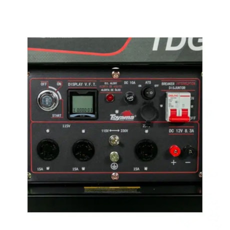 Gerador Diesel 3.0/3.3 KVA Monofásico 110/220V 4T Partida Elétrica/Manual com Chave TDG4000EXP TOYAMA-d196bd2f-17c1-4ce5-b5b4-eface809621e