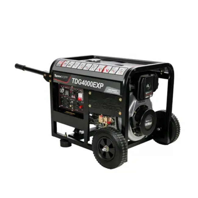 Gerador Diesel 3.0/3.3 KVA Monofásico 110/220V 4T Partida Elétrica/Manual com Chave TDG4000EXP TOYAMA-8664d405-b316-4afa-96fc-cd59166abfab