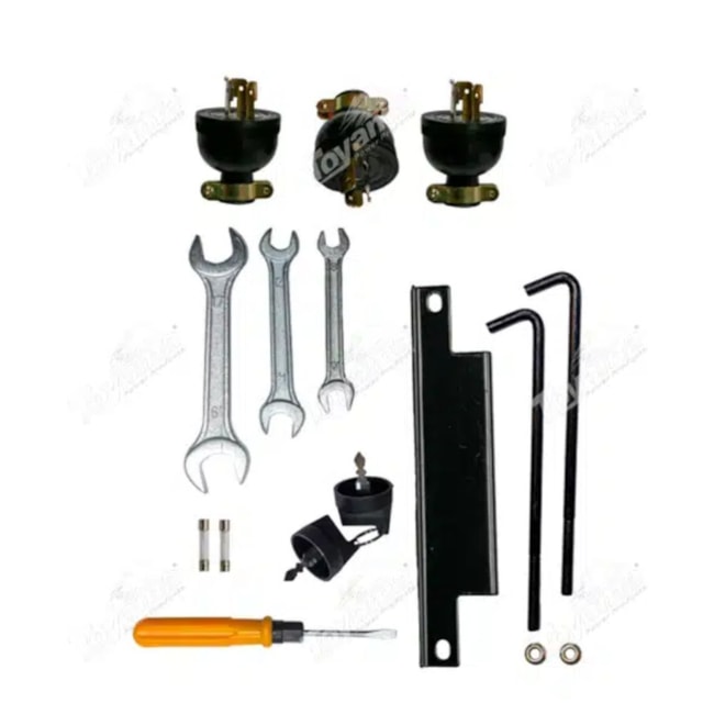 Gerador Diesel 3.0/3.3 KVA Monofásico 110/220V 4T Partida Elétrica/Manual com Chave TDG4000EXP TOYAMA-a181a40f-9856-4207-8e1b-cb6d1a322a96