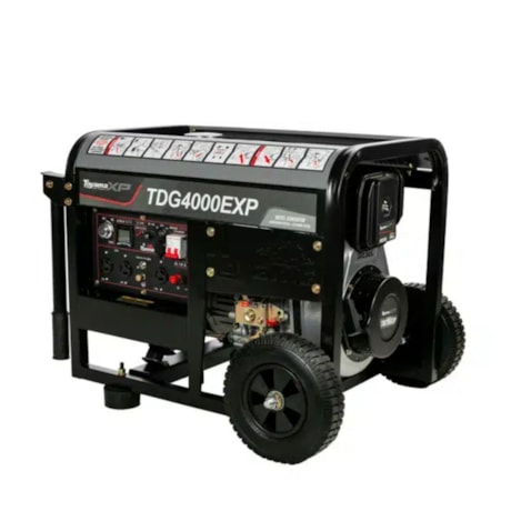 Gerador Diesel 3.0/3.3 KVA Monofásico 110/220V 4T Partida Elétrica/Manual com Chave TDG4000EXP TOYAMA-5691a7fd-9199-4e66-ae48-ba660a67b3ee