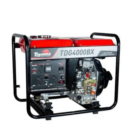 Gerador Diesel 3.0/3.3 KVA Monofásico Bivolt 110/220V 4T Partida Manual TDG4000BX TOYAMA-9662194d-ad5b-4b5e-a9b5-9378dac3d111