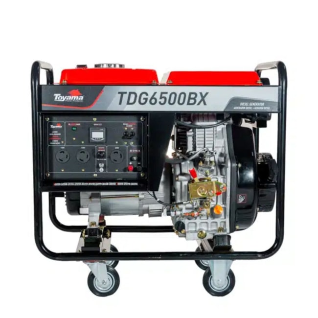 Gerador Diesel 5.0/5.5 KVA Monofásico 110/220V 4T Partida Manual TDG6500BX TOYAMA-d5edc1fa-9c04-44bb-bdee-95a81c830b4e