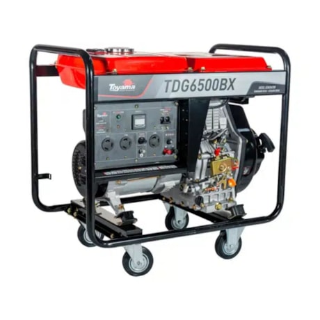 Gerador Diesel 5.0/5.5 KVA Monofásico 110/220V 4T Partida Manual TDG6500BX TOYAMA-b8b2f46b-3d63-4dec-88eb-7f4ba81f72b5