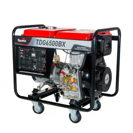 Gerador Diesel 5.0/5.5 KVA Monofásico 110/220V 4T Partida Manual TDG6500BX TOYAMA-81b9b57b-3b6a-4ca0-a214-8bf24eba4bf6