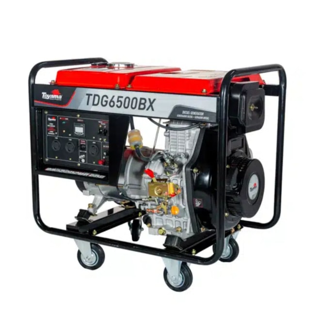 Gerador Diesel 5.0/5.5 KVA Monofásico 110/220V 4T Partida Manual TDG6500BX TOYAMA-607b0a7e-8982-4e1e-b68d-b8b49344a3ac