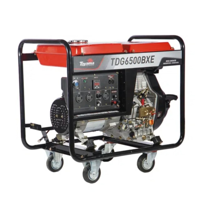 Gerador Diesel 5.0/5.5 KVA Monofásico 4T Partida Elétrica / Manual 110/220V TDG6500BXE TOYAMA-541d332a-7fff-4918-a7ab-368ed1f3b5b3