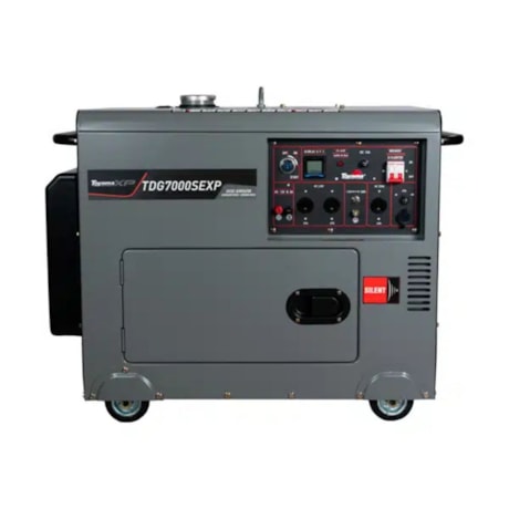 Gerador Diesel 5.5/6.0 KVA Monofásico 110/220V 4T Partida Elétrica Cabinado TDG7000SEXP TOYAMA-c8a4237b-a574-4261-b630-9c4394937571