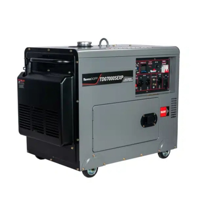 Gerador Diesel 5.5/6.0 KVA Monofásico 110/220V 4T Partida Elétrica Cabinado TDG7000SEXP TOYAMA-f8d3ab81-bf1b-491d-8813-8d4ee433d18f