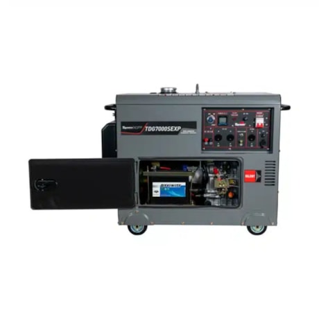 Gerador Diesel 5.5/6.0 KVA Monofásico 110/220V 4T Partida Elétrica Cabinado TDG7000SEXP TOYAMA-820d128b-a8c6-466c-a0ef-feab213ad0ac
