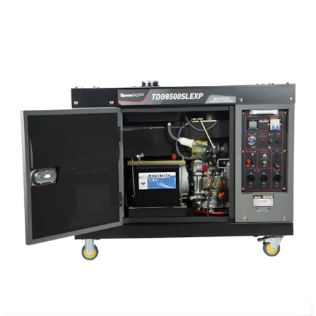 Gerador Diesel 6.5/7.0 KVA Monofásico 110/220V 4T Partida Elétrica Cabinado TDG8500SLEXP TOYAMA-6c12a7dd-a224-4071-a173-3f3caa3d9fe2