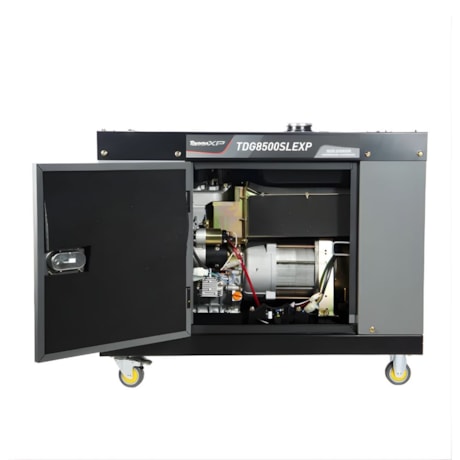 Gerador Diesel 6.5/7.0 KVA Monofásico 110/220V 4T Partida Elétrica Cabinado TDG8500SLEXP TOYAMA-111d15b7-c721-4cf5-a25c-efc95533d3bb