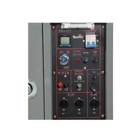 Gerador Diesel 6.5/7.0 KVA Monofásico 110/220V 4T Partida Elétrica Cabinado TDG8500SLEXP TOYAMA-4dc95c03-dc52-4524-8e9a-bb275a89250e