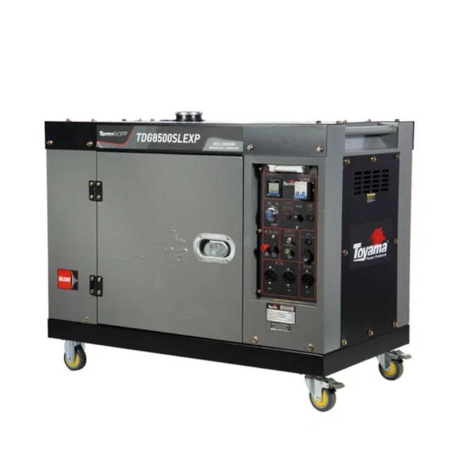 Gerador Diesel 6.5/7.0 KVA Monofásico 110/220V 4T Partida Elétrica Cabinado TDG8500SLEXP TOYAMA-05d80bf6-47ed-4c8b-a455-4afe5653e5fb
