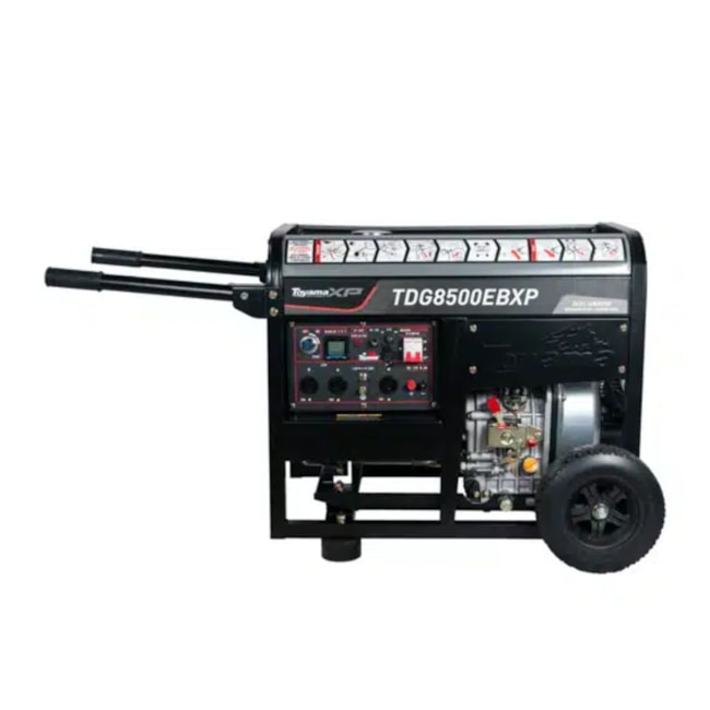 Gerador Diesel 6.5/7.0 KVA Monofásico 115/230V 4T Partida Elétrica / Manual TDG8500EBXP TOYAMA-24776423-700b-4942-b0a2-e0101bf1783d