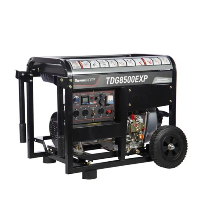 Gerador Diesel 6.5/7.0 KVA Monofásico 115/230V 4T Partida Elétrica / Manual TDG8500EXP TOYAMA-801b9021-0ccb-4c6c-bb06-8563da4d0d77