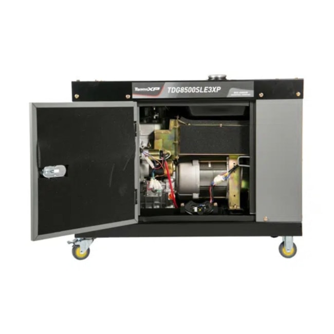 Gerador Diesel 7.0/7.5 KVA Trifásico 380V 4T Partida Elétrica Cabinado TDG8500SLE3XP TOYAMA-8f7150fc-e22b-4c25-b951-6009099634e5