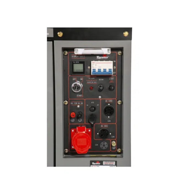 Gerador Diesel 7.0/7.5 KVA Trifásico 380V 4T Partida Elétrica Cabinado TDG8500SLE3XP TOYAMA-5726f027-4632-4b4a-bbd2-35eee943a0db