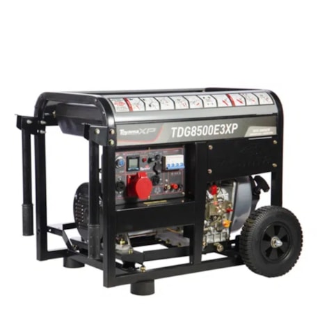 Gerador Diesel 7.0/7.5 KVA Trifásico 380V 4T Partida Manual / Elétrica TDG8500E3XP TOYAMA-1617b31e-08de-4d2c-8ead-a7ef06cf8c4a