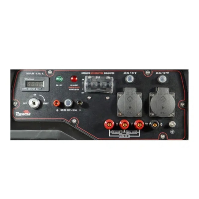 Gerador Gasolina 10.0/11.25 KVA Trifásico 4T Partida Elétrica / Manual TG10000CXE3 TOYAMA-0b702cef-8ace-4e2f-928b-a1acec8189ad