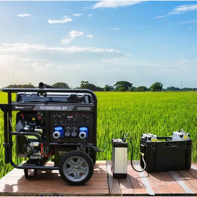 Gerador Gasolina 12.5/13.5 KVA Monofásico 110/220V 4T Partida Elétrica Controle AVR TG150000CXE-XP TOYAMA-bba61c61-80f6-4c8b-945b-660c7dae6443