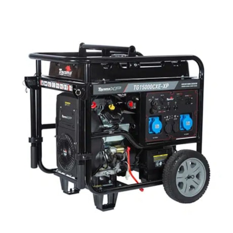 Gerador Gasolina 12.5/13.5 KVA Monofásico 110/220V 4T Partida Elétrica Controle AVR TG150000CXE-XP TOYAMA-f735f049-869e-4ed2-9e0c-b758da787b1c