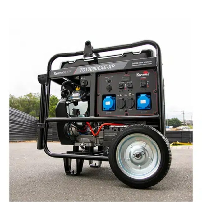 Gerador Gasolina 13.5/16.0 KVA Monofásico 110/220V 4T Partida Manual Retrátil + Elétrica TG17000CXE-XP TOYAMA-ea0d37a7-7e44-4a65-b905-d85e06e93925