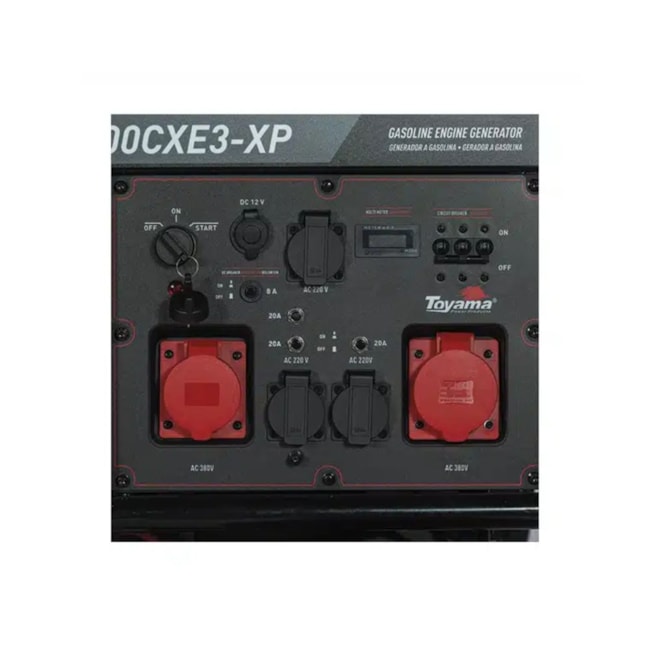 Gerador Gasolina 17 KVA Mono 220/Tri 380V Partida Elétrica/Manual TG15000CXE3-XP TOYAMA-e4e07845-f52b-471f-a6d4-fc6254bf9c20