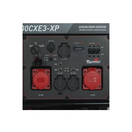 Gerador Gasolina 17 KVA Mono 220/Tri 380V Partida Elétrica/Manual TG15000CXE3-XP TOYAMA-de0b044a-8af2-4350-ba81-b5f639c0af77