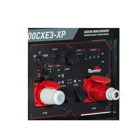 Gerador Gasolina 17 KVA Mono 220/Tri 380V Partida Elétrica/Manual TG15000CXE3-XP TOYAMA-623f0ec6-795f-4bcf-8003-35ff9af12fe7