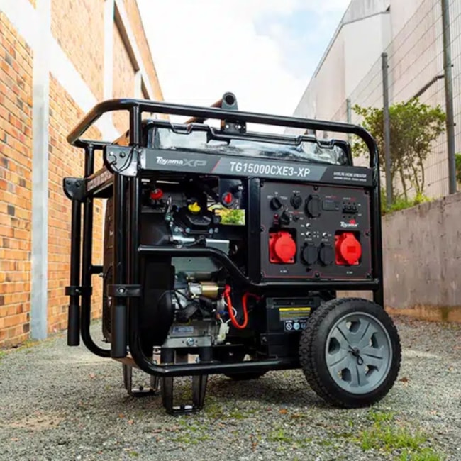 Gerador Gasolina 17 KVA Mono 220/Tri 380V Partida Elétrica/Manual TG15000CXE3-XP TOYAMA-00636a83-0403-4a2c-bdb8-76d8d047b6d3