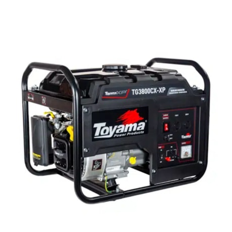 Gerador Gasolina 3.1/2.8 KVA Monofásico 110/220V 4T Partida Manual Controle de Tensão AVR TG3800CX-XP TOYAMA-41ce1f26-9eaf-4d9b-a578-701689fe6eec