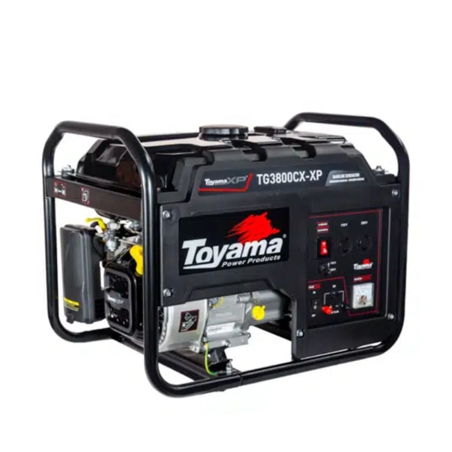 Gerador Gasolina 3.1/2.8 KVA Monofásico 110/220V 4T Partida Manual Controle de Tensão AVR TG3800CX-XP TOYAMA-cdb20eda-37c5-4a3a-a701-8a9ccac44869