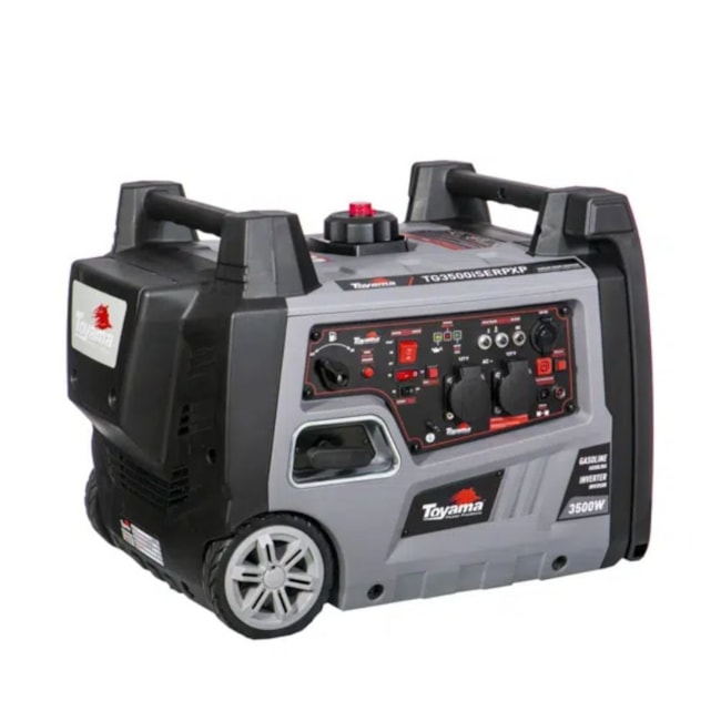 Gerador Gasolina 3.1/3.5 KVA Monofásico 220V 4T Partida Manual Retrátil/Elétrica e Controle Remoto TG3500ISERP-XP-220 TOYAMA-e0f68e67-0da2-4757-abb5-d11770d28076