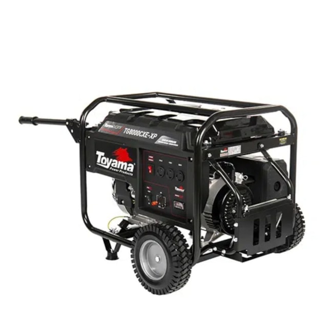 Gerador Gasolina 6.5/7.0 KVA Monofásico 110/220V 4T Partida Elétrica / Manual TG8000CXE-XP TOYAMA-f194080b-ae64-4eed-bb04-0cdcb1c99972