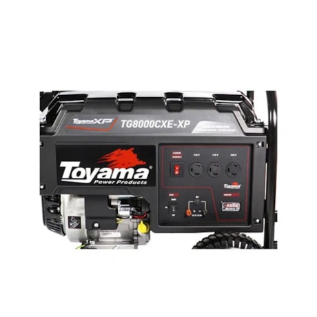 Gerador Gasolina 6.5/7.0 KVA Monofásico 110/220V 4T Partida Elétrica / Manual TG8000CXE-XP TOYAMA-cfc2de20-0ef1-4575-ac69-2debe0f373b0