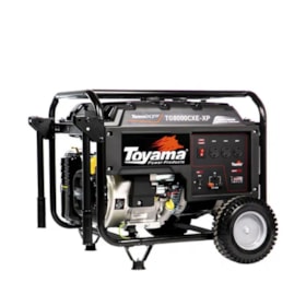 Gerador Gasolina 6.5/7.0 KVA Monofásico 110/220V 4T Partida Elétrica / Manual TG8000CXE-XP TOYAMA