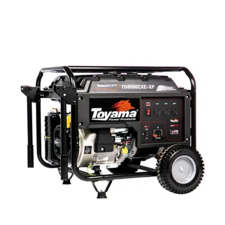 Gerador Gasolina 6.5/7.0 KVA Monofásico 110/220V 4T Partida Elétrica / Manual TG8000CXE-XP TOYAMA-2c666c5b-d623-458a-83d1-bbfd187ee639