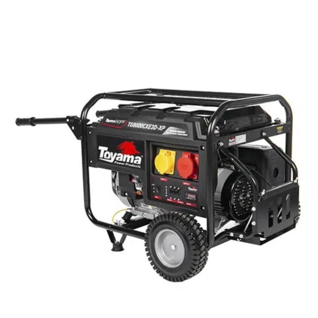 Gerador Gasolina 70/875 KVA Trifásico 220V Partida Elétrica TG8000CX3ED-XP TOYAMA-8c2af91a-6441-4798-8627-68c0deba527c