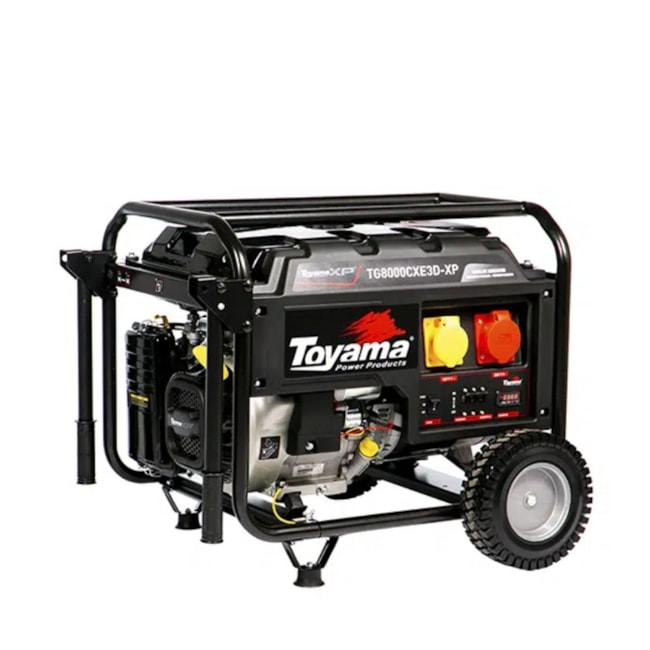 Gerador Gasolina 70/875 KVA Trifásico 220V Partida Elétrica TG8000CX3ED-XP TOYAMA-a90e9f1b-a899-44dd-bfb2-b84e21334b07