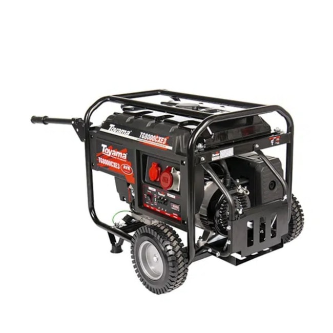 Gerador Gasolina 81/875 KVA Trifásico 380V Partida Elétrica e Manual TG8000CXE3-XP TOYAMA-8412bc30-048e-47de-8463-56585f63e40e