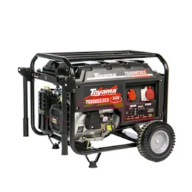 Gerador Gasolina 81/875 KVA Trifásico 380V Partida Elétrica e Manual TG8000CXE3-XP TOYAMA
