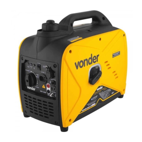 Gerador Inversor a Gasolina 1.100 W 4 Tempos Motor Monocilíndrico GIV 1100 VONDER