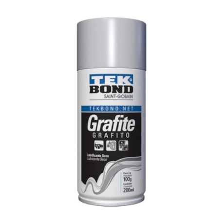 Grafite Spray Lubrificante Seco 200ML TEKSPRAY TEKBOND-763a87be-ff10-42c7-9d41-9cdaae8a128e