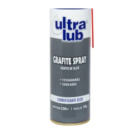 Grafite Spray Lubrificante Seco 230ML 5GRAFIT5I ULTRALUB-73c51c3a-76db-4667-9c02-224d9b81afcf