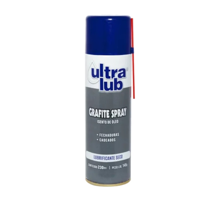 Grafite Spray Lubrificante Seco 230ML 5GRAFIT5I ULTRALUB-2c8a0bb3-4587-4358-a2d1-f5b6f96fbe2a