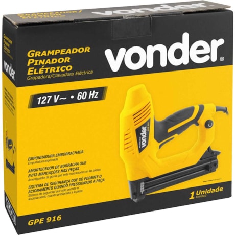 Grampeador Pinador Elétrico 110V GPE 916 VONDER-6921eec2-4c8b-43d6-a078-7e221f25832f