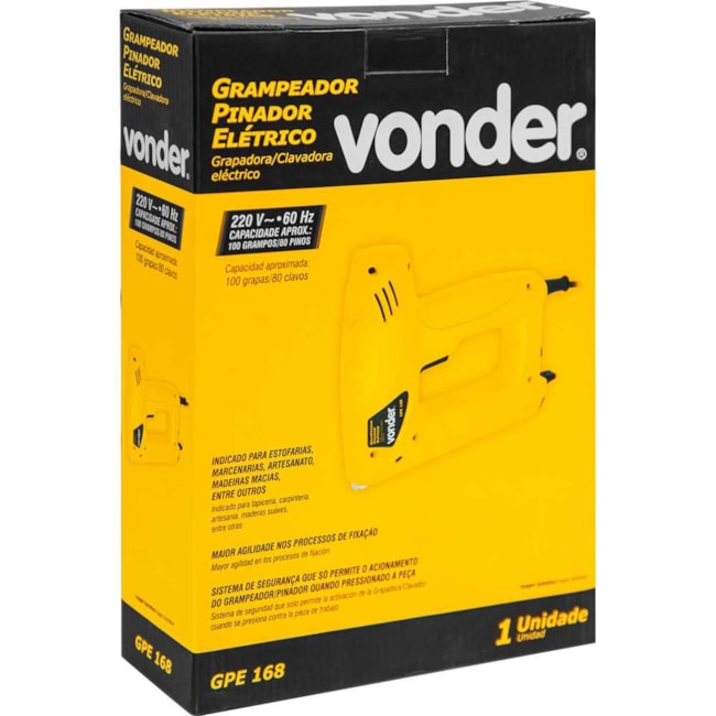 Grampeador Pinador Elétrico GPE 168 VONDER-a8d8788d-d26b-44cb-910d-294f0993d5ac