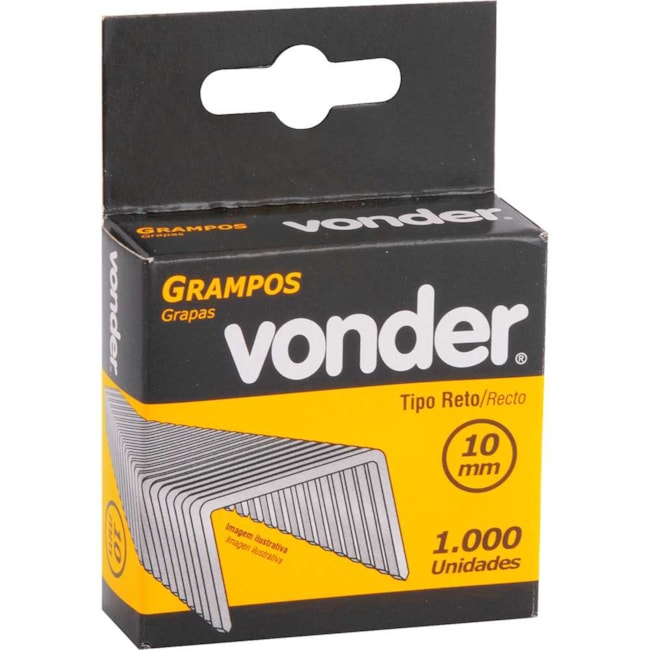 Grampo 10mmx1.2mm p/ Grampeador Manual CX com 1.000 unidades 2898410012 VONDER-2f8113b6-487b-4712-bf43-cac6b58c33d7